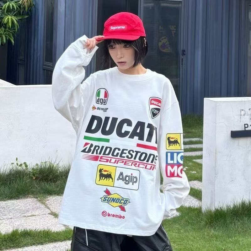 Men'S Accessories Instagram - ドゥカティ コットン モーターサイクル Tシャツ 長袖 アメリカンプリント