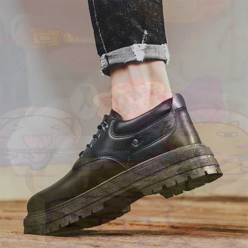 Men Accessories In Store - ダーク天然皮革ファッショントレーナーテニスメンズスニーカーファッション紳士靴品質スニーカースポーツ低価格健康