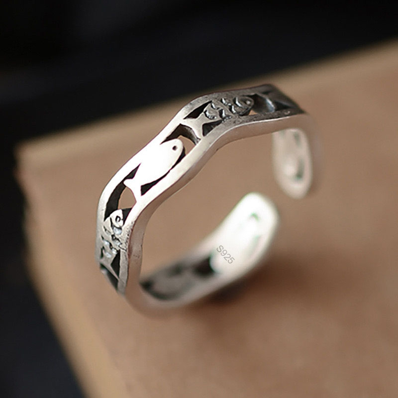 925 スターリングシルバーリング女性男性カップルミニマリス - Men'S Minimalist Accessories のレビューと価格