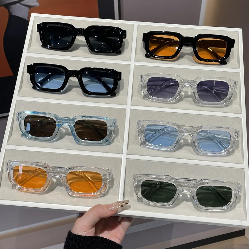 新作人気 スクエアスモールフレーム レトロファッションサング - Men'S Accessories Glasses のレビューと価格