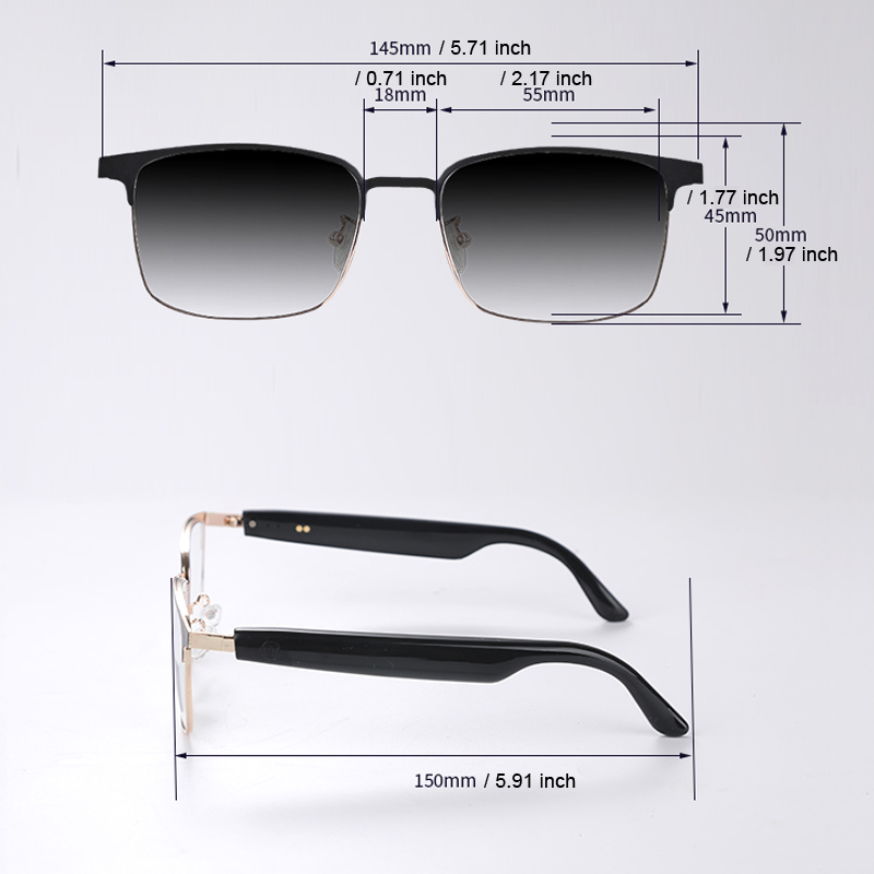 Koipsse スマートグラス メタルフレーム 色が変わるレ - Men'S Accessories Glasses のレビューと価格