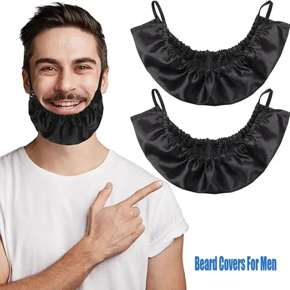 男性用ひげボンネット1個、睡眠用ひげキャップカバー、サテンナ - Men Accessories Combo Gift のレビューと価格