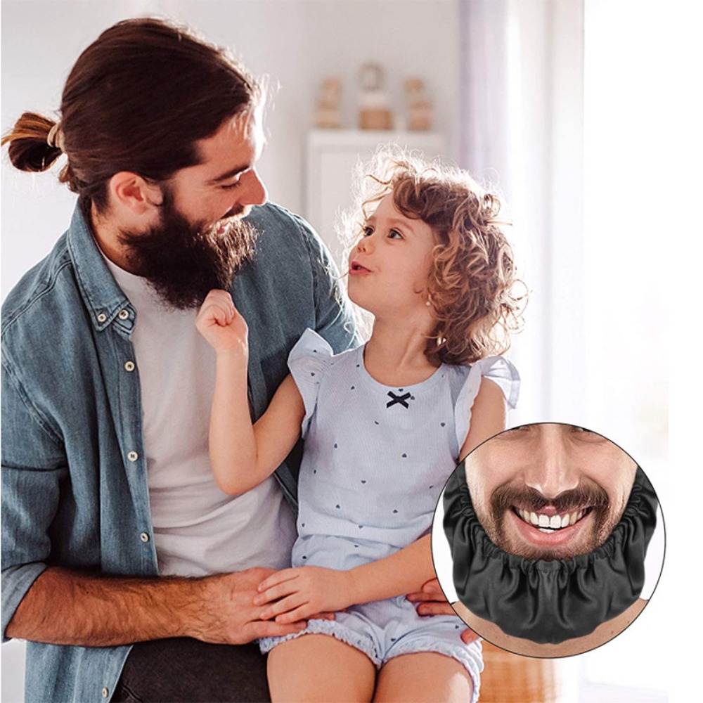 男性用ひげボンネット1個、睡眠用ひげキャップカバー、サテンナ - Men Accessories Combo Gift のレビューと価格