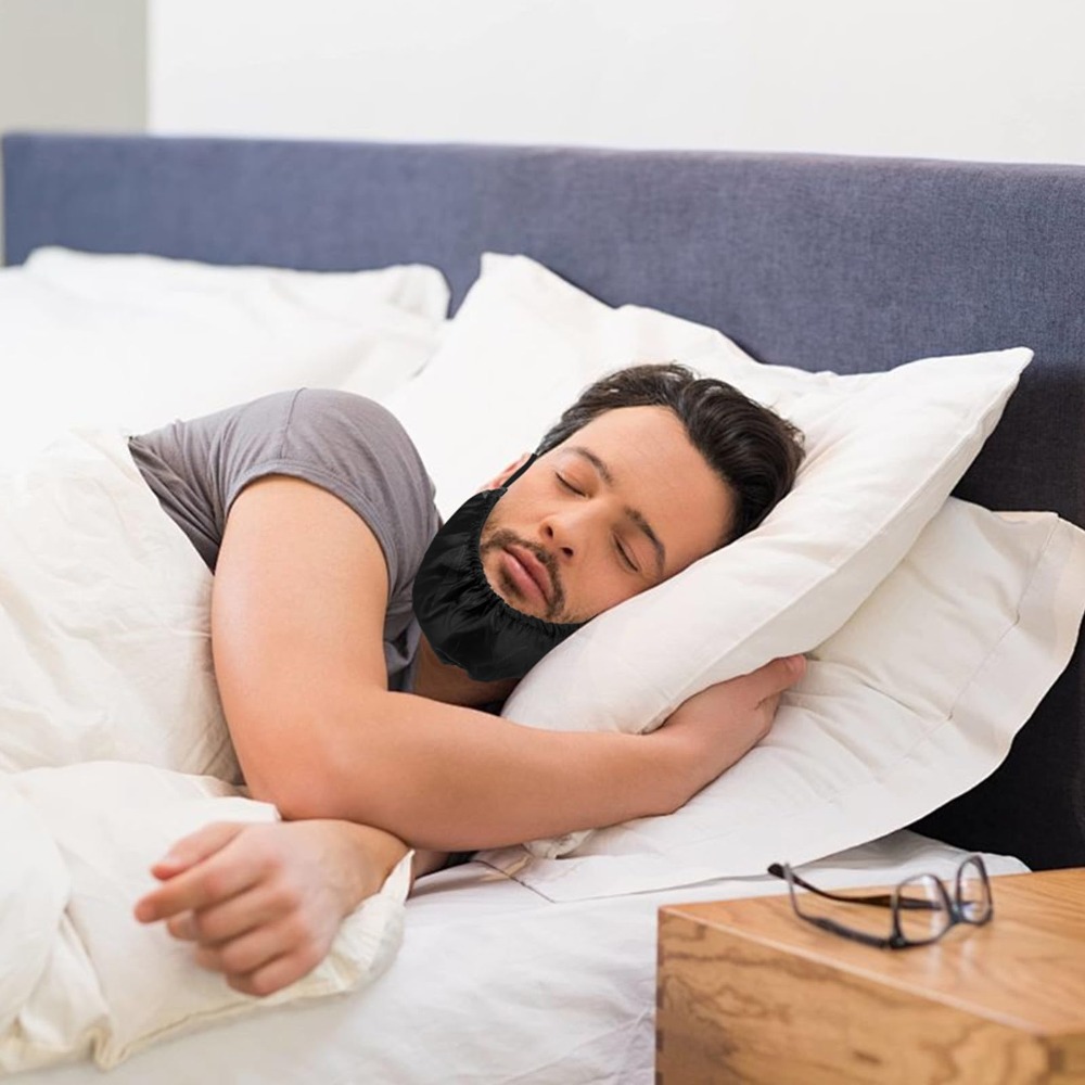 男性用ひげボンネット1個、睡眠用ひげキャップカバー、サテンナ - Men Accessories Combo Gift のレビューと価格