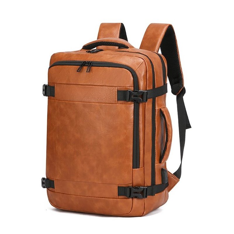 2027 新しい男性バックパック PU レザーバッグパック大 - Men'S Accessories Backpack のレビューと価格