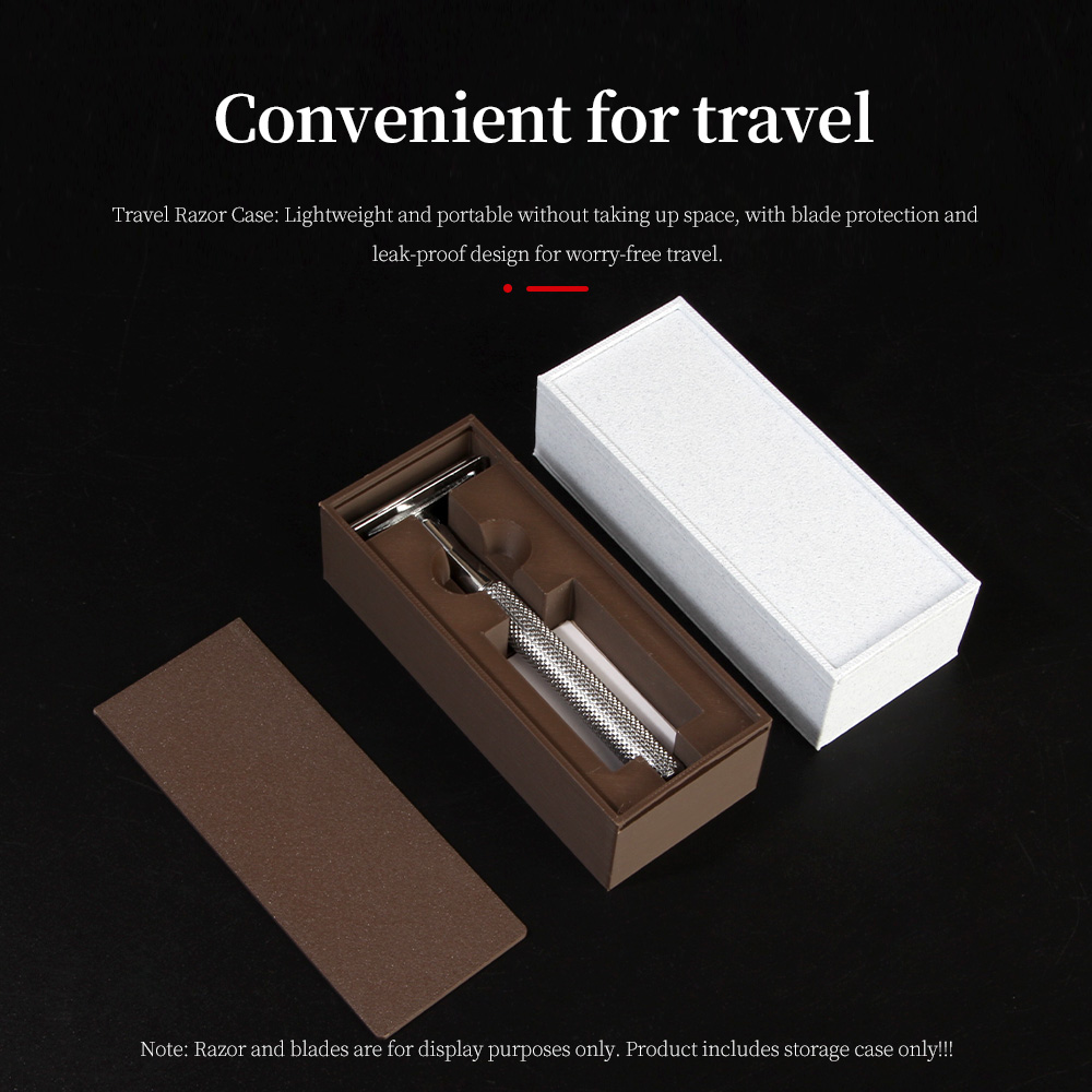 カミソリ収納ボックス、耐久性のあるトラベルケース、カミソリや - Men Accessories In Store のレビューと価格