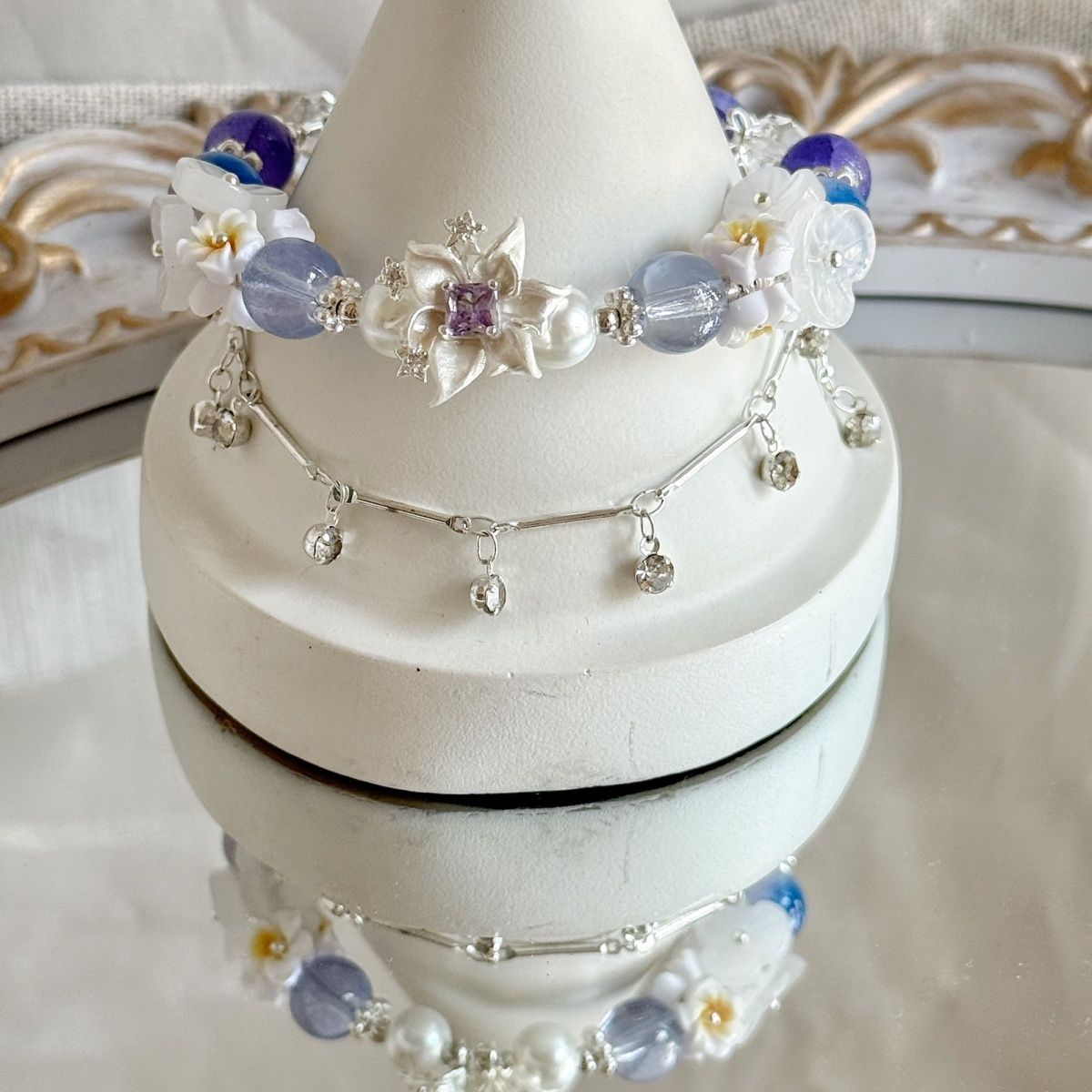 女性用ビーズブレスレット ゲームアニメ「夜の王」小道具を着用 - Men Accessories For Gift のレビューと価格