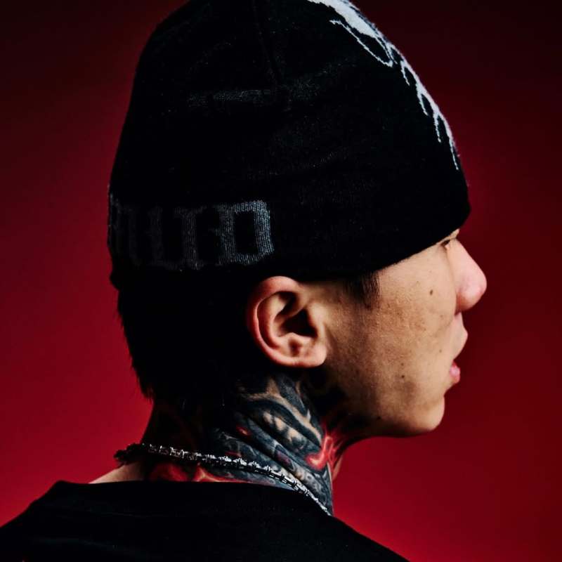 両面ビーニースカルハットゴシックグラフィックストリートヘッド - Men'S Accessories Go Outdoors のレビューと価格