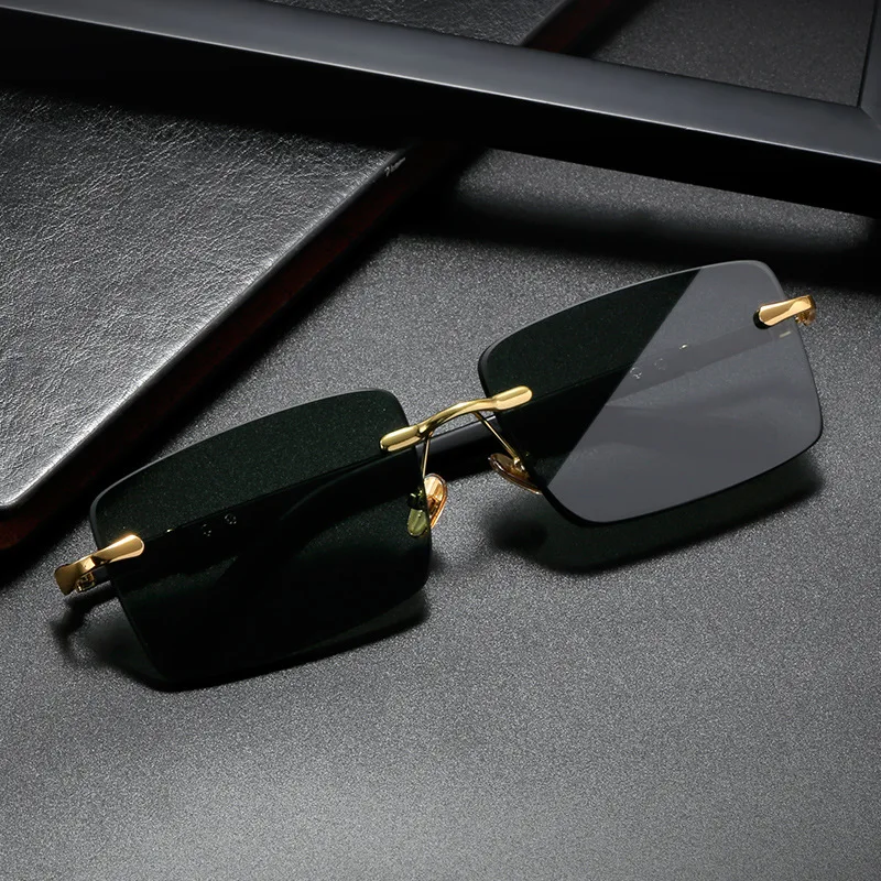 ファッション長方形サングラス男性女性ブルーライト遮断目の保護 - Men'S Accessories Glasses のレビューと価格