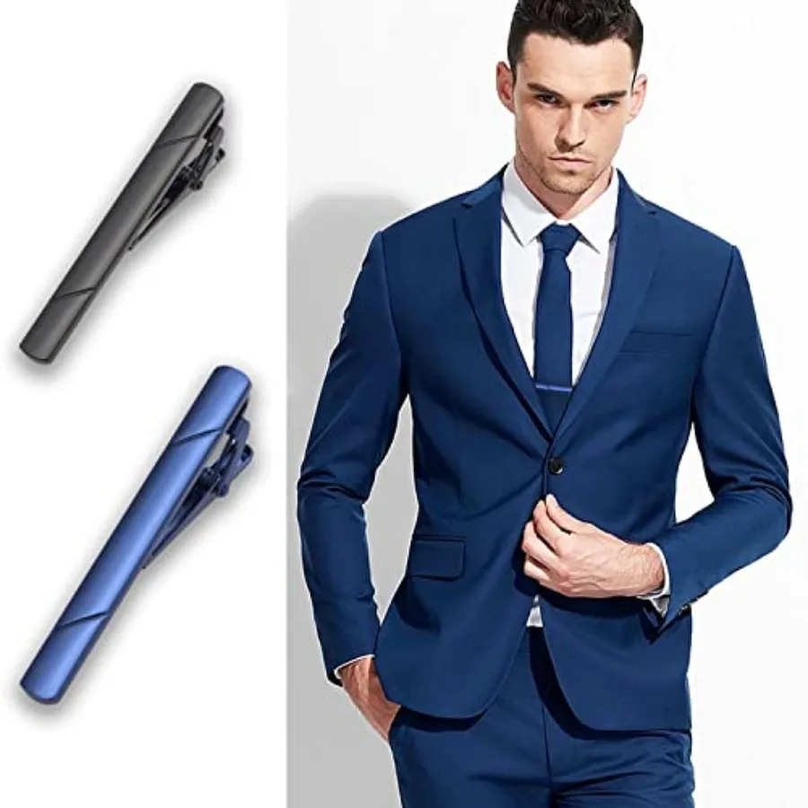 4 個のネクタイクリップ男性用ネクタイバーギフトボックス付き - Men Accessories For Gift のレビューと価格