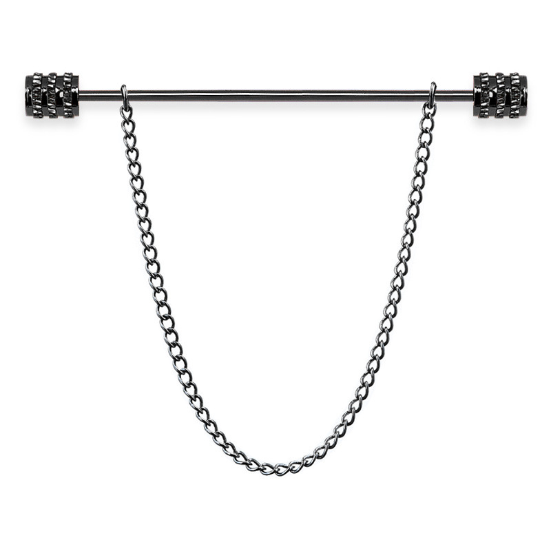 新しいメンズブローチシャツスタンドアップカラーピン固定クラス - Men Accessories For Gift のレビューと価格