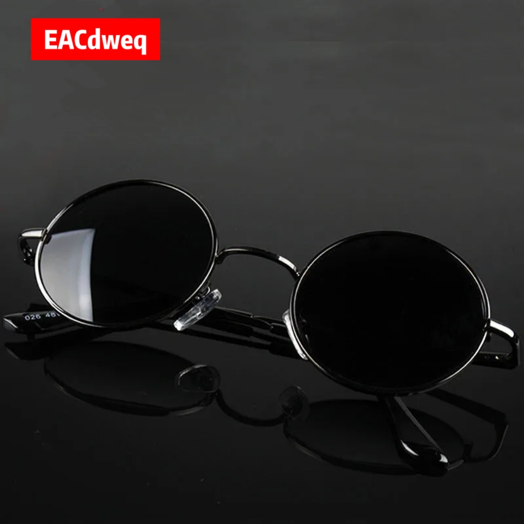 レトロヴィンテージラウンドサングラス男性ブランドデザイナーサ - Men'S Accessories Glasses のレビューと価格